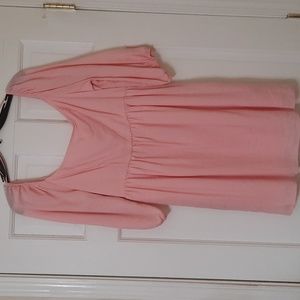 NWT EVERY PNK SQUARE NECK BABYDOLL MINI DRESS SZ S